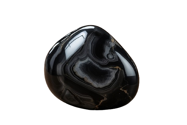 Black Chalcedony  - crystinfo.com