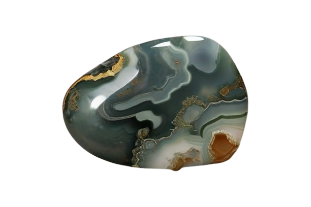 Moss Agate Sardonyx - crystinfo.com