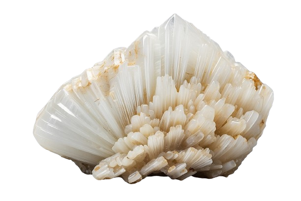 White Scolecite - crystinfo.com