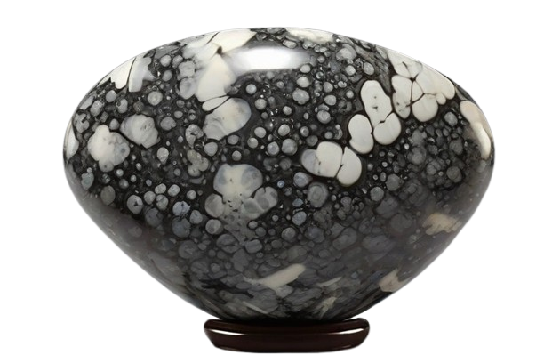 White Snowflake Obsidian -crystinfo.com