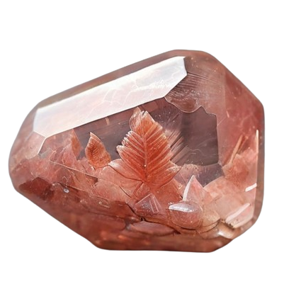 Double Terminated  Strawberry Quartz - crystinfo.com