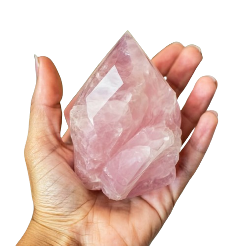 Rose Aura Quartz - crystinfo.com