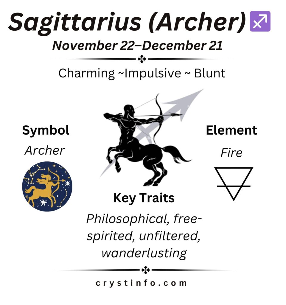 Sagittarius (Archer) - crystinfo.com